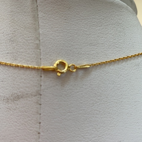 dainty Evil Eye Necklace Gold Plated16